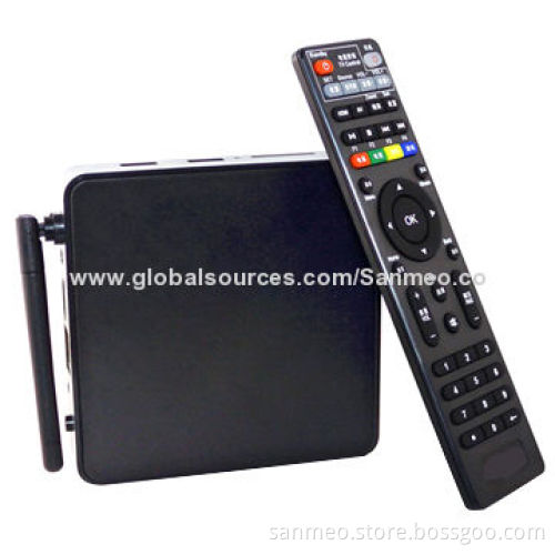 Android Dual-core TV Box, 512-1GB RAM/4-32GB ROM, Wi-Fi, HDMI+OTG+TF, Supports Virtual Keyboard